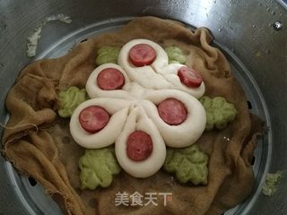 馒头像花儿一样的做法步骤：11