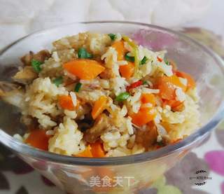 胡萝卜鸡腿焖饭的做法步骤：9
