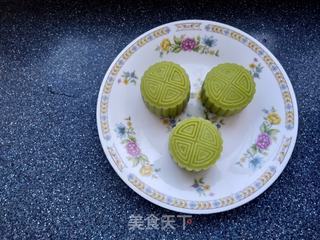 抹茶冰皮月饼的做法步骤:22
