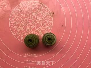 馅中馅蛋黄酥螺旋酥的做法步骤:34