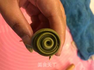 馅中馅蛋黄酥螺旋酥的做法步骤:32