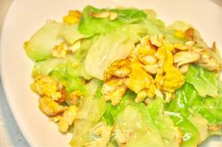 包菜炒鸡蛋的做法步骤:6