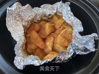 砂锅烤薯角的做法步骤:8