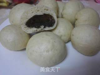 广东点心---芝麻花生核桃包子的做法步骤：14