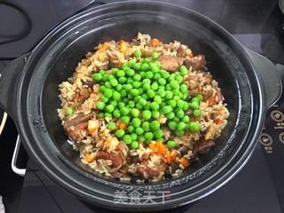 香菇排骨焖饭的做法步骤:18
