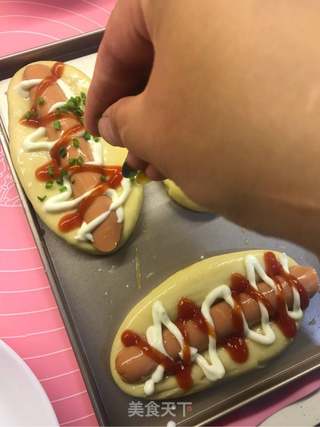 早餐之肠仔包的做法步骤:13