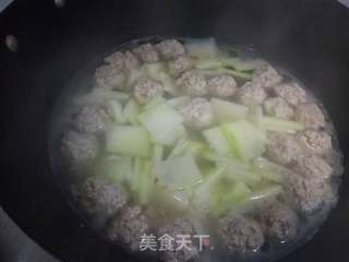 冬瓜丸子汤的做法步骤:13