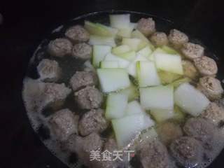 冬瓜丸子汤的做法步骤:12
