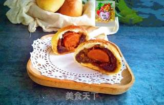 豆沙蛋黄面包的做法步骤:14