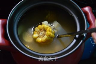 淮山玉米猪心汤的做法步骤:8
