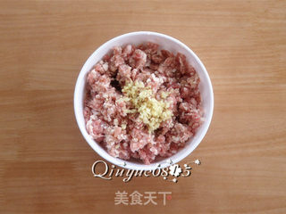 猪肉大葱馅饺子的做法步骤:2