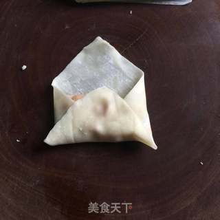 香煎馄饨皮土豆春卷的做法步骤:9