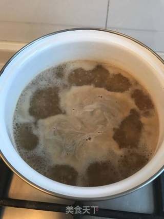 蘑菇海鲜味噌汁的做法步骤:6