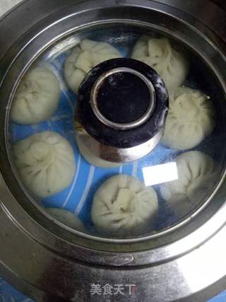 笋丁鲜肉生煎包的做法步骤:22