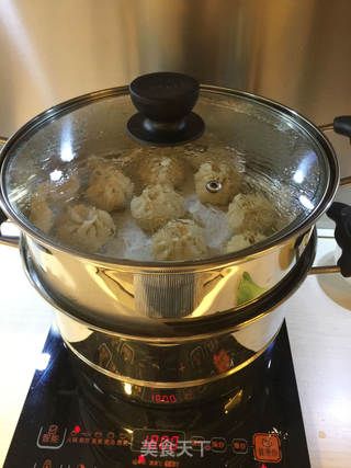 豆角肉末包子——猪油渣的妙用的做法步骤:6