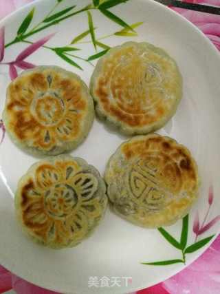 电饼铛版手工月饼的做法步骤:9