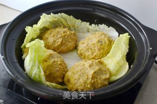 蟹粉狮子头的做法步骤：9