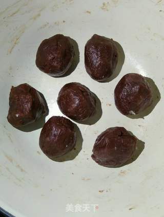 巧克力椰蓉月饼的做法步骤:7