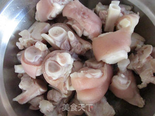 蹄花汤的做法步骤:4