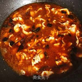 水煮鸡片的做法步骤:13