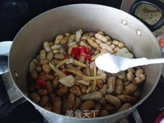 水煮花生的做法步骤:5