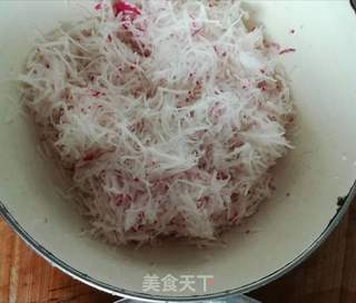 炸萝卜丸子的做法步骤:3