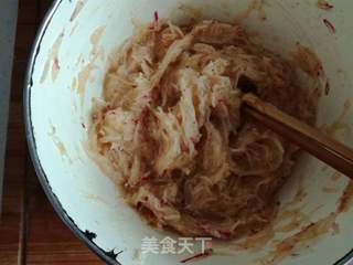 炸萝卜丸子的做法步骤:6