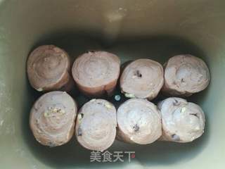 可可巧克力核桃面包的做法步骤:19