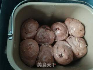 可可巧克力核桃面包的做法步骤:20