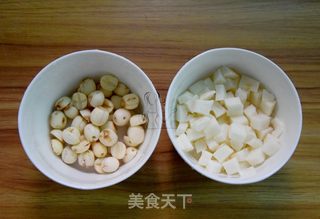 莲子牛奶西米糖水的做法步骤:5