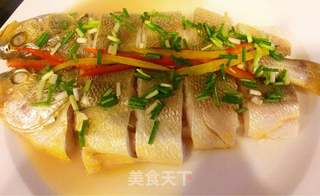 豆腐蒸黄鱼的做法步骤:13