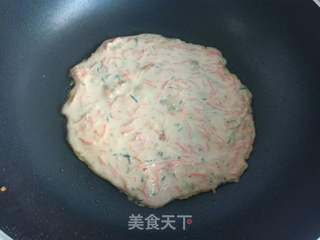 黄瓜胡萝卜糊塌子的做法步骤:7
