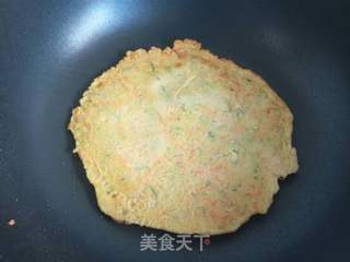 黄瓜胡萝卜糊塌子的做法步骤:8