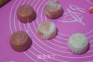 芒果馅冰皮月饼的做法步骤:7