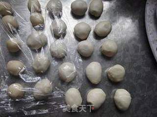 苏式榨菜鲜肉月饼的做法步骤:22