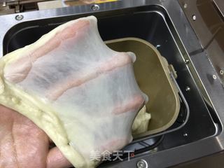 红豆吐司（面包机版）的做法步骤：5