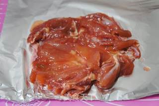蜜汁叉烧鸡肉卷的做法步骤:6