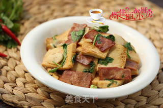 培根千叶豆腐的做法步骤:11