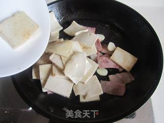 培根千叶豆腐的做法步骤:7