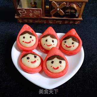 小红帽馒头的做法步骤:15