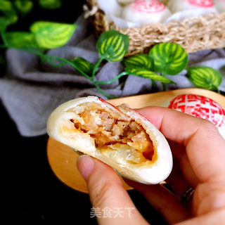 蟹粉鲜肉月饼的做法步骤:27