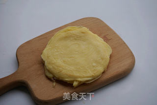 果仁肉松千层卷的做法步骤:10