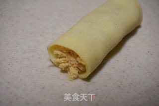 果仁肉松千层卷的做法步骤:13
