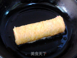 火龙果果酱土司卷的做法步骤:9