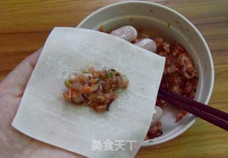 炸云吞的做法步骤:5