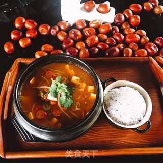 韩式大酱汤的做法步骤:16