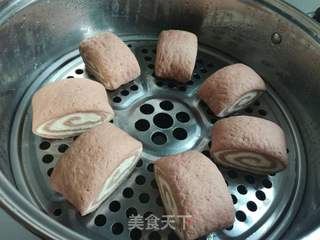 牛奶可可卷的做法步骤:15