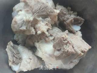 小油菜猪骨汤的做法步骤:4