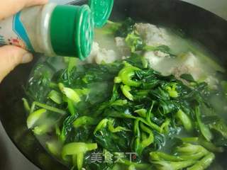 小油菜猪骨汤的做法步骤:11