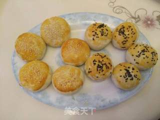 豆沙蛋黄酥的做法步骤:15